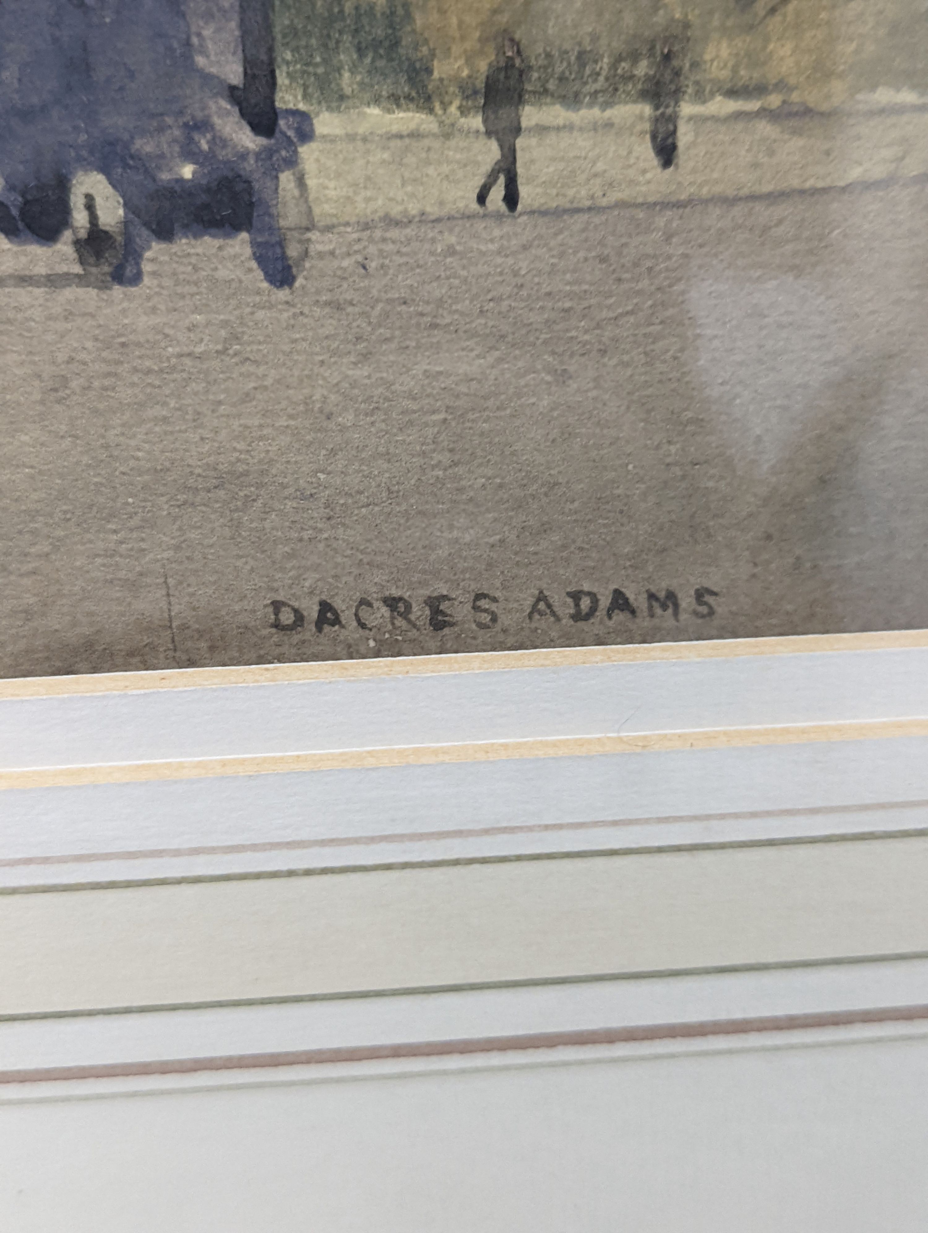 William Dacres Adams (1864-1951), watercolour, St. Clement Danes, signed, 50 x 31cm
